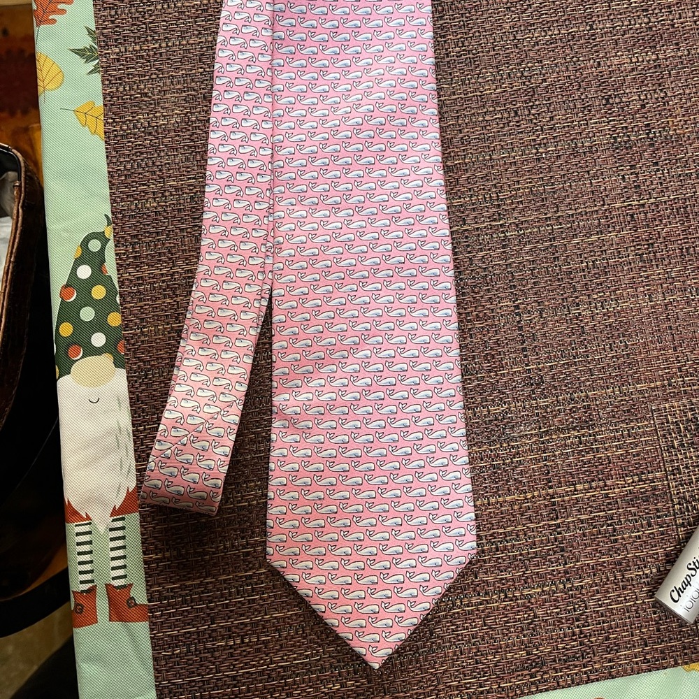 Mens Whale Tie Pink